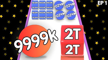 Jelly Run 2048 🟩 vs Ball Run Infinity 🏐 – 🚀 Crazy Fast Number Challenge! 🔥 Ep1