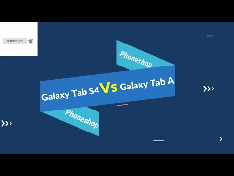 Samsung Galaxy Tab S4 10.5 inch Vs Tab A 10.1 inch Speed Test (compare)