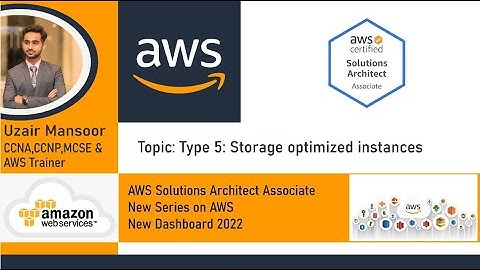 Amazon EC2 Part-7 | Storage Optimized Instances in Urdu/Hindi | Types of EC2 instances | AWS SAA