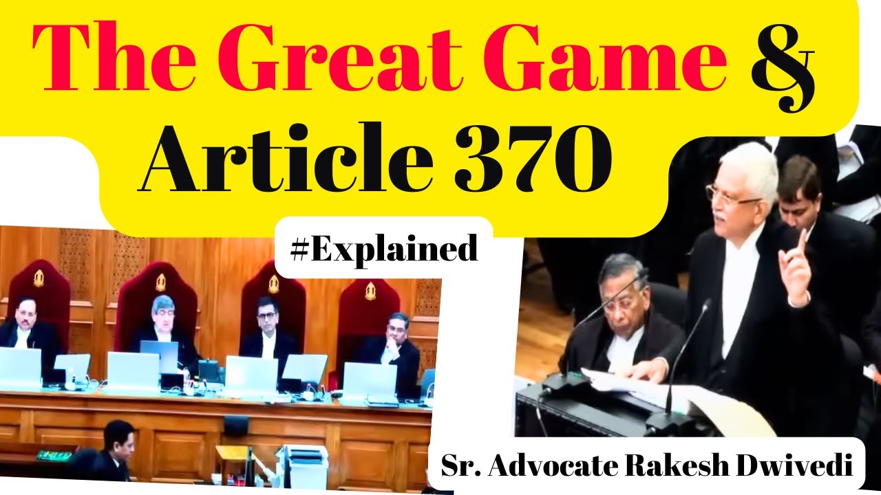 Powers of J&K Constituent Assembly & Constitution Explained | Rakesh Dwivedi argues in Supreme Court