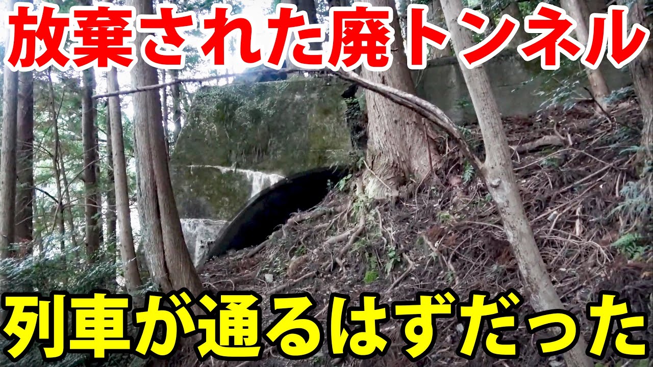 【かわいそう】破壊・放棄されたトンネル　なぜこんなことになったのか？