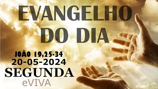 EVANGELHO DO DIA 20/05/2024 Jo 19,25-34 - LITURGIA DIÁRIA - HOMILIA DIÁRIA DE HOJE E ORAÇÃO eVIVA