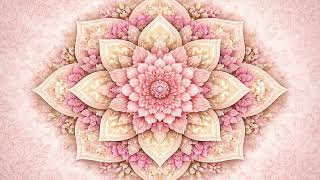 SACRED PINK LOTUS MANDALA Spiritual Love & Purity - No Music - Background for TV screenshot 4