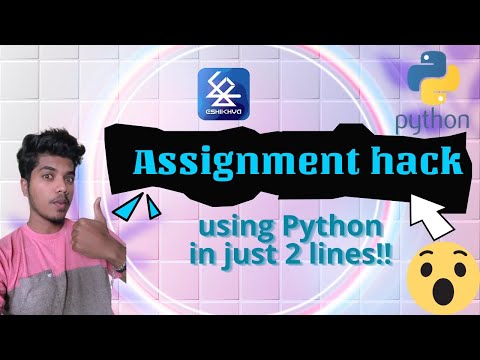 Assignment project -New and easy Python programming 2021 project