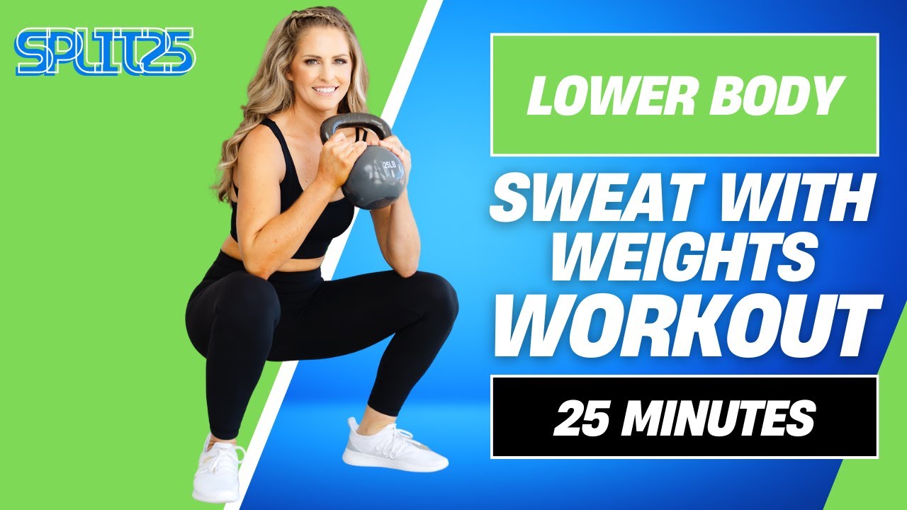 03: Lower Body Sweat Workout | 25 Minutes | Strength & Cardio