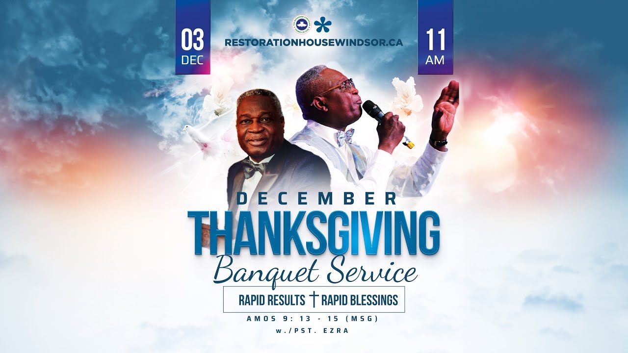 December: Rapid Results + Rapid Blessings || Thanksgiving Service || Pastor Dr. Ezra Ayo-Olaniyan