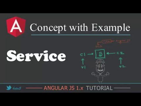 AngularJS 1.x Tutorial Service Overview