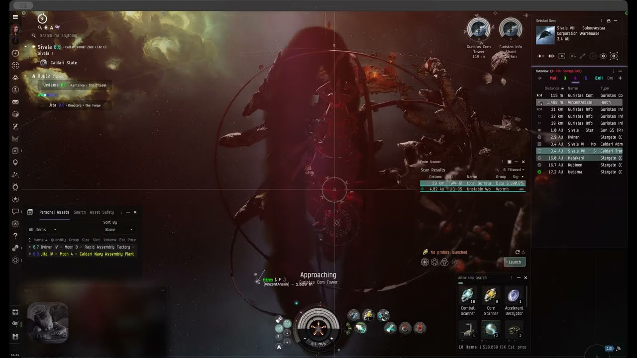 Hacking data and relic sites and sample fitting in Eve Online (2026)