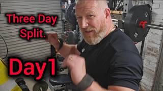 3 Day Split. DAY 1- Second Session. Still Training Light. Arm measurement Datum. 