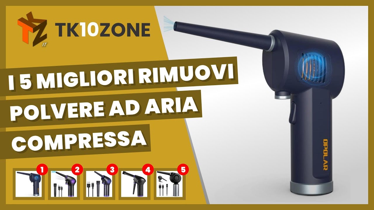 Soffiatore Aria Compressa Senza Fili - Pulizia PC E Elettronica 150000 RPM - Foto 5