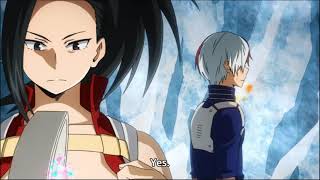 My Hero Academia - Todoroki is a Gentleman/Embarrassed Around Momo