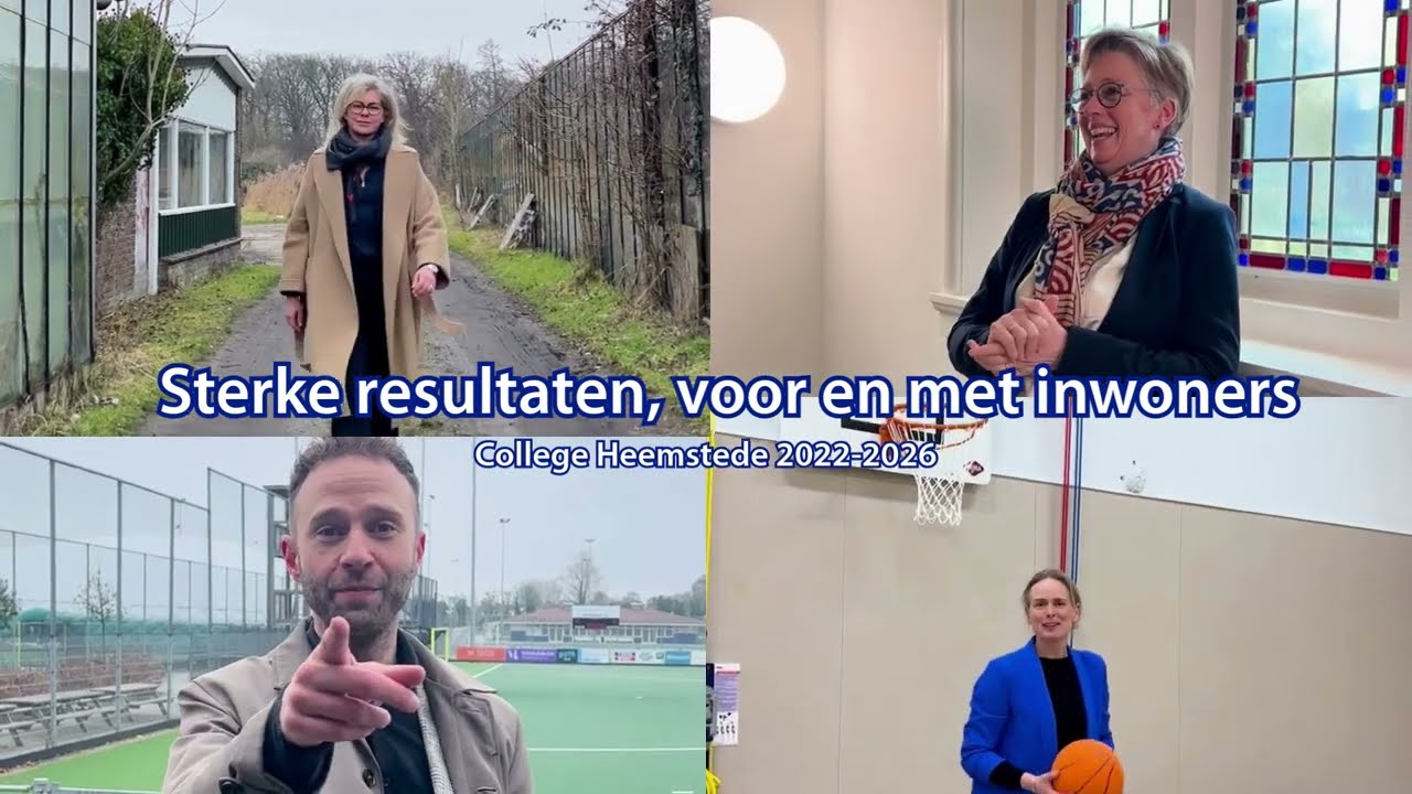 Wethouders gemeente Heemstede blikken terug op de collegeperiode 2022-2026