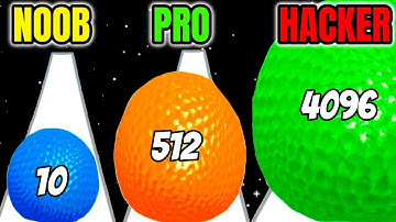 NOOB vs PRO vs HACKER - Ball Balloon Run