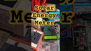 DIY Solar Energy Meter #solarenergy #diyprojects #freeenergy