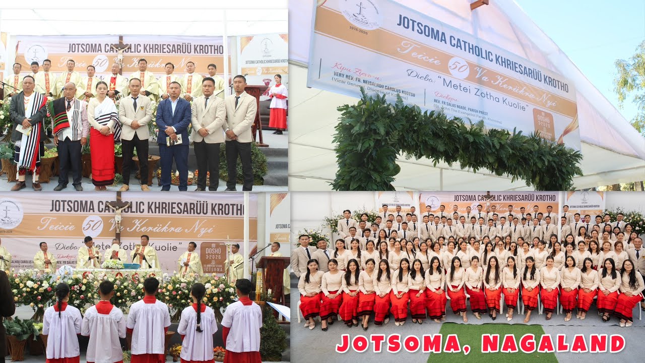 50th Jubilee day, Jotsoma Catholic Khriesarüü Krotho |Golden Jubilee |Nagaland