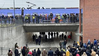 Invigning Av Nya Tågstationen I Svedala