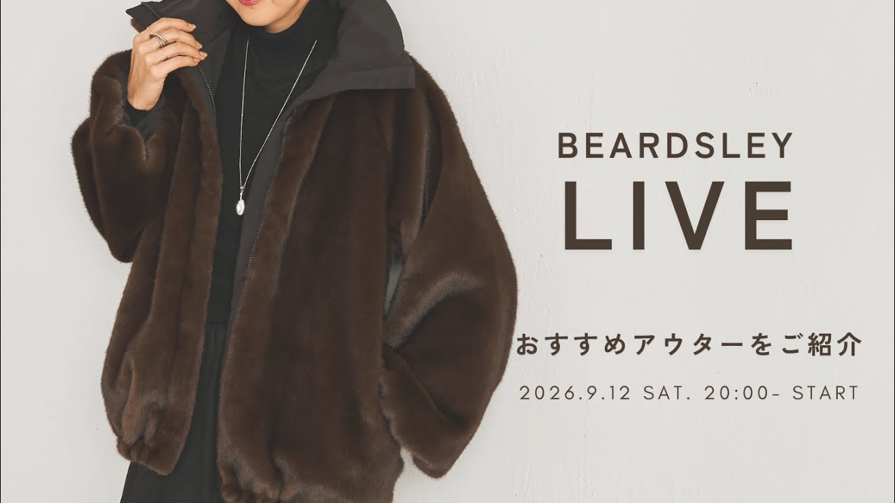 BEARDSLEYビアズリー9/12 アウター紹介】 - YouTube