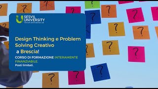 Corso di Design Thinking e Problem Solving Creativo