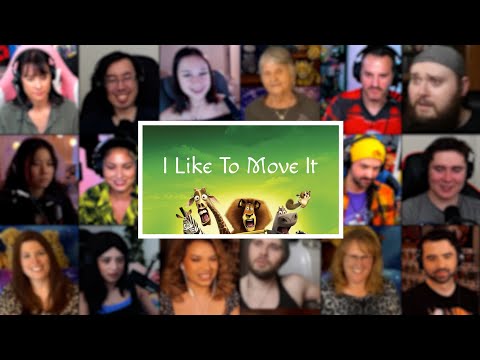 "I like to move it" Song | Reaction Mashup |  #madagascar