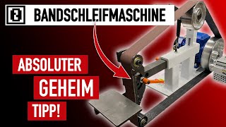 TOP Bandschleifmaschine für Metall (und Holz) von Vevor • Hammer PREIS • für Knifemaker Messermacher