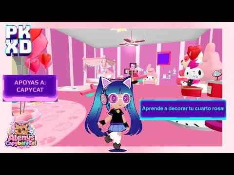PK XD 🛏 Decora tu cuarto rosa paso a paso conmigo! (Incluye ASMR! 😱) A deco se ha dicho!🌸🐱 /CAPYCAT/