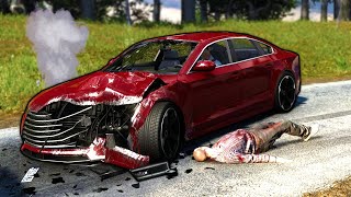 SAVING PEOPLE AFTER A MASSIVE CAR CRASH! - Accident: The Pilot Gameplay screenshot 2