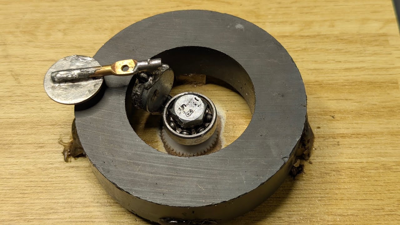 Идея вечного двигателя из кольцевого магнита