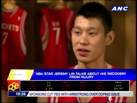 Mornings @ ANC: Rockets' Lin recovering from knee injury - Mornings @ ANC: Rockets' Lin recovering from knee injury