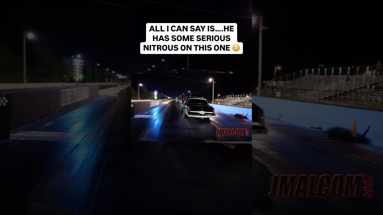 Sprayed a 500+ shot of nitrous to this Cutlass and it was a rocket