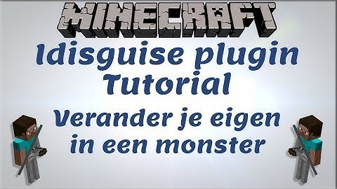 IDISGUISE PLUGIN || Tutorial [Nederlands/Dutch]