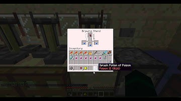 MInecraft - How to Make a Splash Potion of Poison II | How To