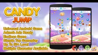 Candy Jump Android Source Code + BBDOC (Eclipse + Android Studio) screenshot 2