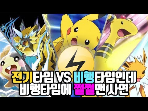 <strong>전기타입</strong> VS 비행타입 6대6/비행타입한테 이거 지겠는데?ㄷㄷ