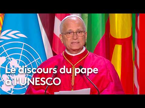 "La plus terrible des oeuvres humaines est la guerre" : Le discours du pape à l'UNESCO