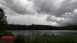 Rain Storm TIMELAPSE, Algonquin Park, Tea Lake Campground