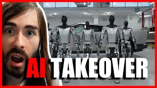 Tesla Robot Attacks Worker | Moistcr1tikal reacts