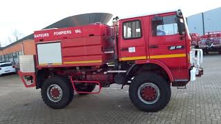 Top Trucks 4135 Renault Midliner M2104x4 - 3.500 ltr watertank - feuerwehr - fire brigade  brandweer