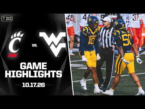 Cincinnati vs. West Virginia Game Highlights | 2026 Monster Energy Big 12 Football
