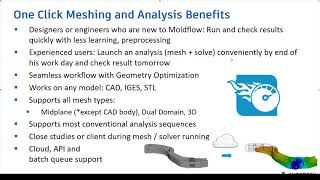 One Click Analysis - Autodesk Moldflow