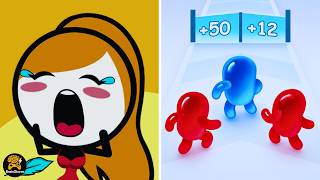 Save Her vs Join Blob Clash 3D 💀 99% of Players Will Fail! screenshot 2