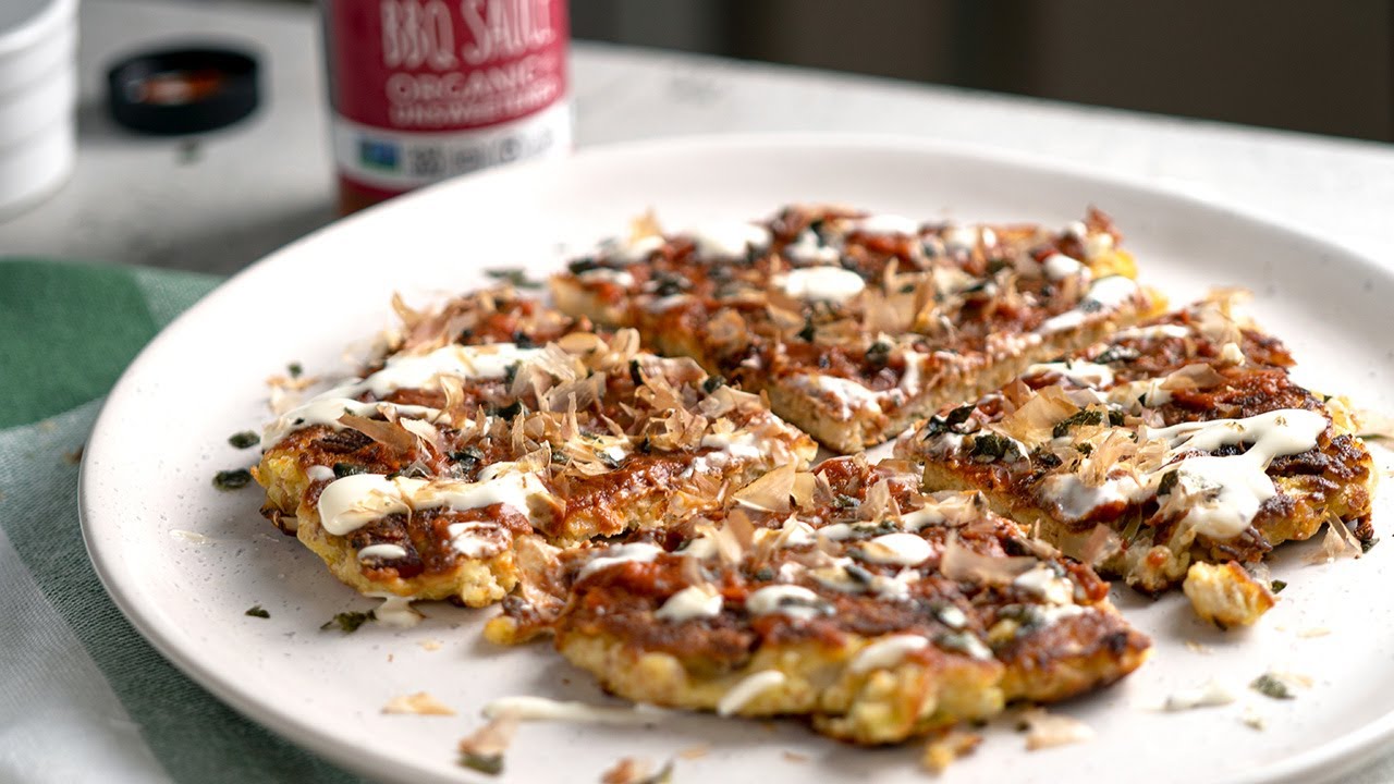 Keto Okonomiyaki Recipe [Japanese Savory Pancake]