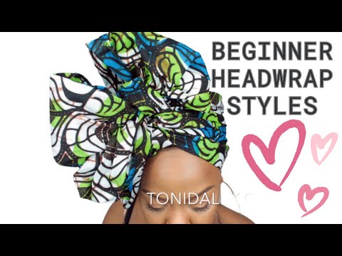 4 EASY HEADWRAP STYLES | BEGINNER FRIENDLY
