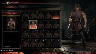 Mortal Kombat 11 how to unlock Rambo Surprise Attack and Weapons Free skins
