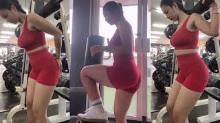 Beautiful Gym Leggings Red Sportwear