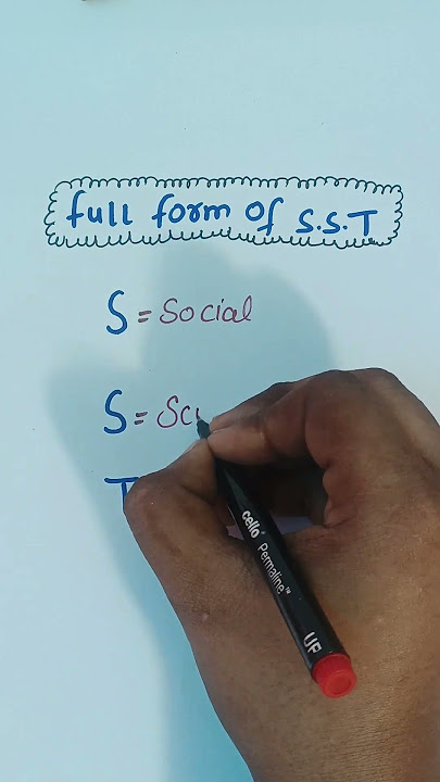 S.S.T Ki Full form Kiya Hai? Full form of S.S.T #sst #shorts