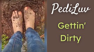 PediLuv working outside