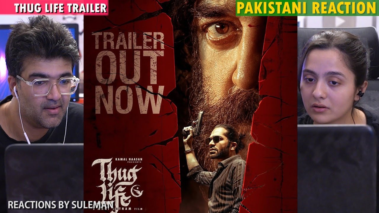 Pakistani Couple Reacts To Thug Life Trailer | Hindi | Kamal Haasan | Mani Ratnam | STR | AR Rahman