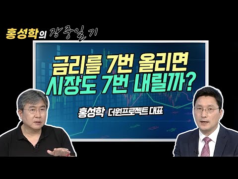 [<strong>홍성학의</strong> 장중일기] 금리를 7번 올리면 시장도 7번 내릴까? [시황의 해설자들] / 머니투데이방송 (증시, 증권)