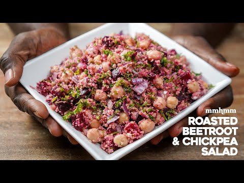 Roasted Beets & Chickpeas Salad
