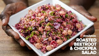 Roasted Beets & Chickpeas Salad